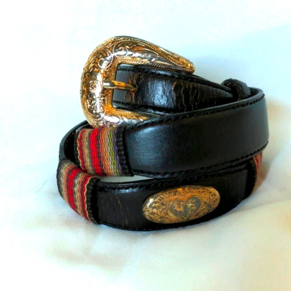 Silvercreek classics Boho Western Woven Texas Leather belt